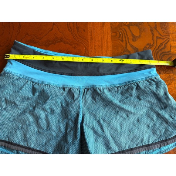 Lot of 2 Lululemon Lined Running Athletic Shorts | One Blue, One Grey| Size 6 - Picture 11 of 16